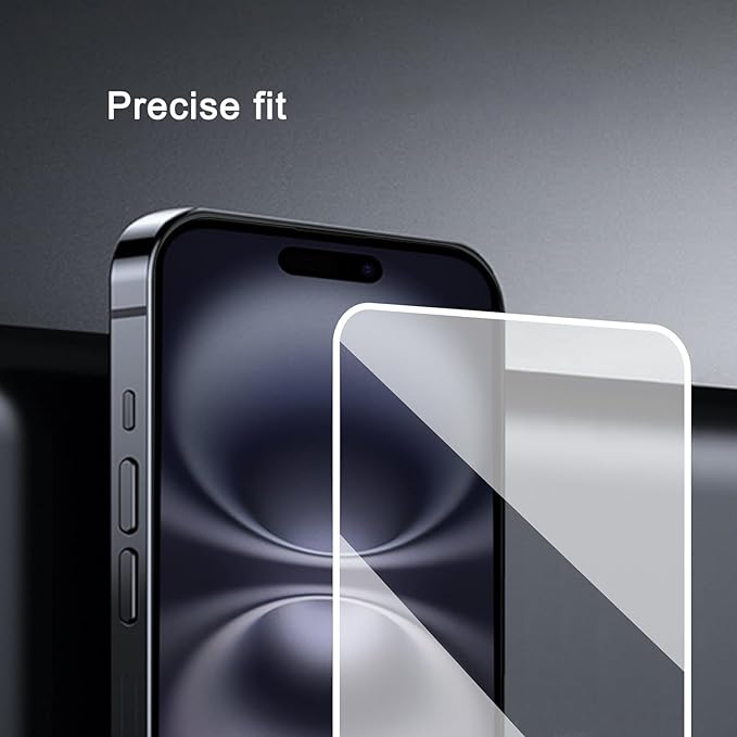 Ailun 3-Pack Tempered Glass Screen Protector + 3 Camera Lens Protector for iPhone 16 series