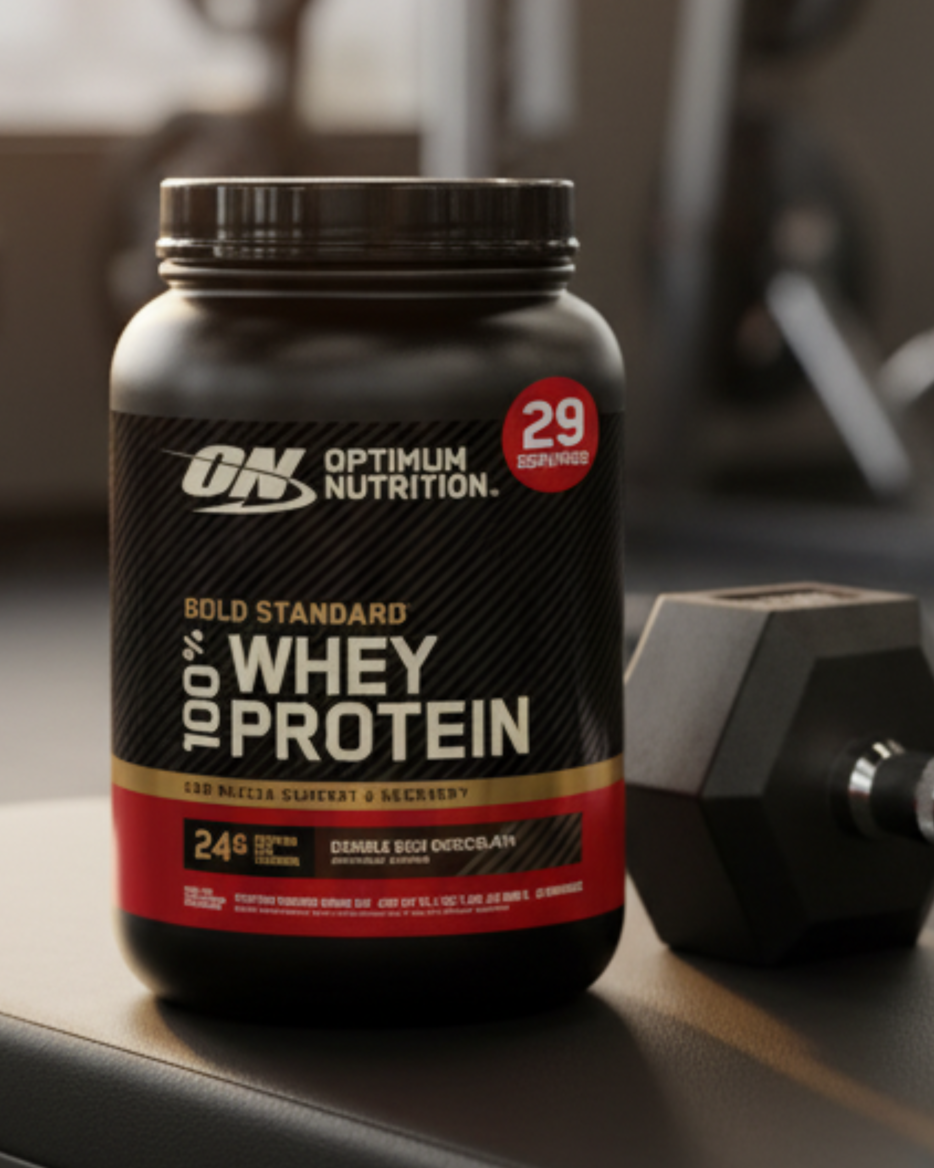 Optimum Nutrition Gold Standard 100% Whey Protein Powder Double Rich Chocolate