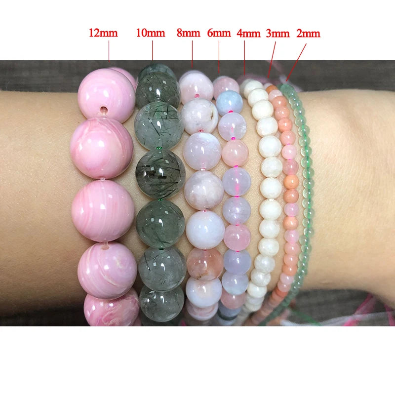 Natural Garnet Gem Stone Beads Irregular Round Faceted Loose Spacer Waist Beads for DIY Jewelry Making Bracelet Handmade