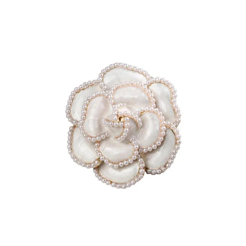 Luxury Fashion Pearl Flower CC Brooches for Women's clothing Number 5 Brooch Gift for Girl Friend Accessories For Jewelry
