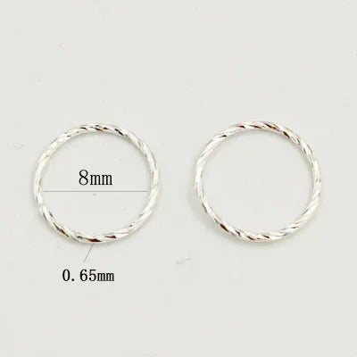 India Nose ring hoop 925 sterling silver thin nose piercing for women men twist zircon cartilage tragus helix hoop earring