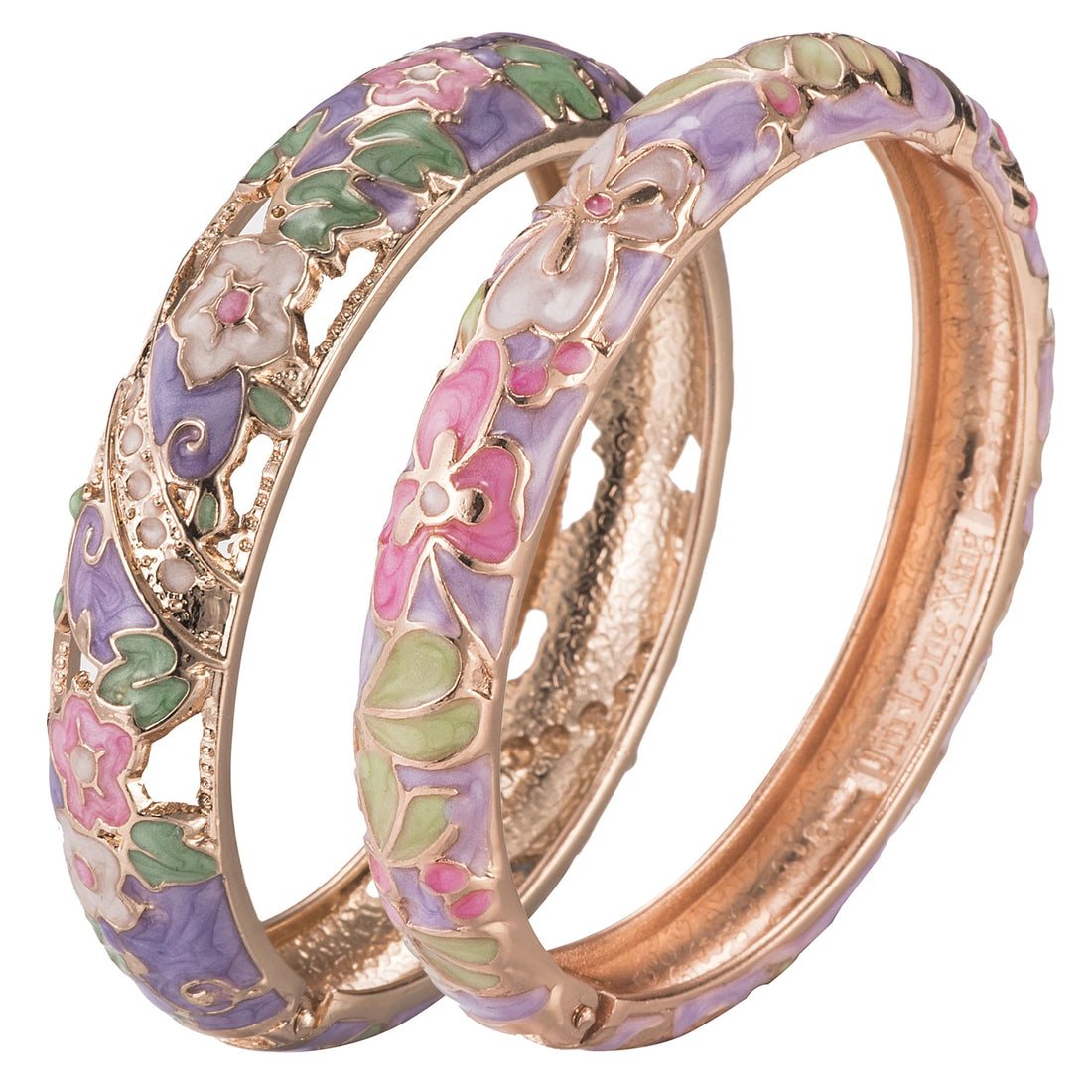 2PCS Indian Bangles For Women Women's Bangle Cloisonne Bracelet Sets Women's Jewelry Vintage Accessories Trendy Style Bangles