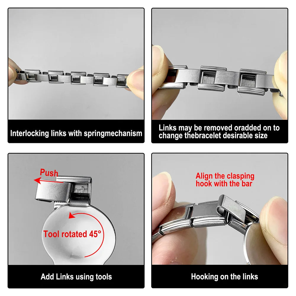 Trendy Italian Charms Bracelet 26 English A-Z Letter Name Custom Gold Color DIY Jewelry Making Gift Hand Bangle Chain Jewellry