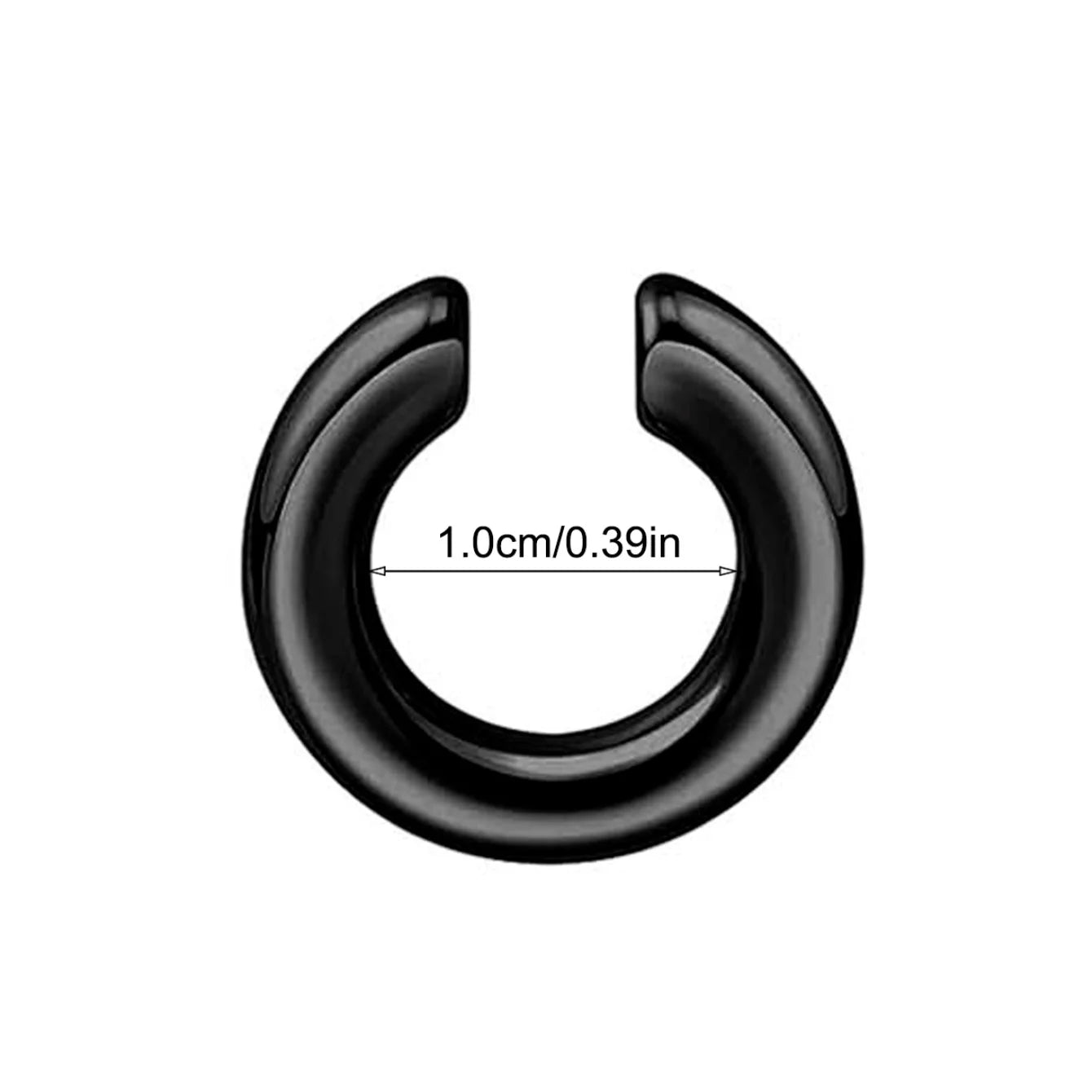 1pc Exaggerated c-Shaped Non-Piercing Nose Ring Fake Piercing Non-Piercing Ear Bone Clips For Men Ear Cuff Earrings