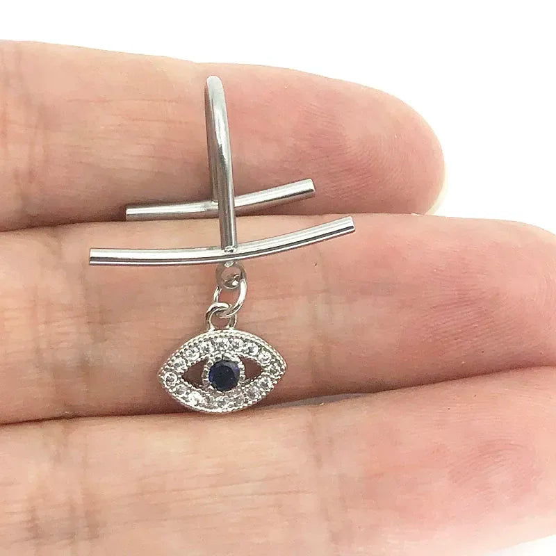 Fake Lip Piercing Jewelry none piercing labret faux lipring stainless steel  Lip Cuff  lead free nickel free body jewelry