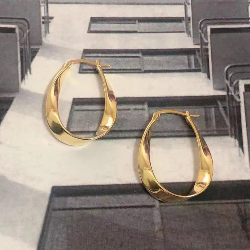 XIYANIKE 2024 Summer Heart Hoop Earrings For Women Girl Sexy New Fashion Trendy Jewelry Gift Party Wedding pendientes mujer