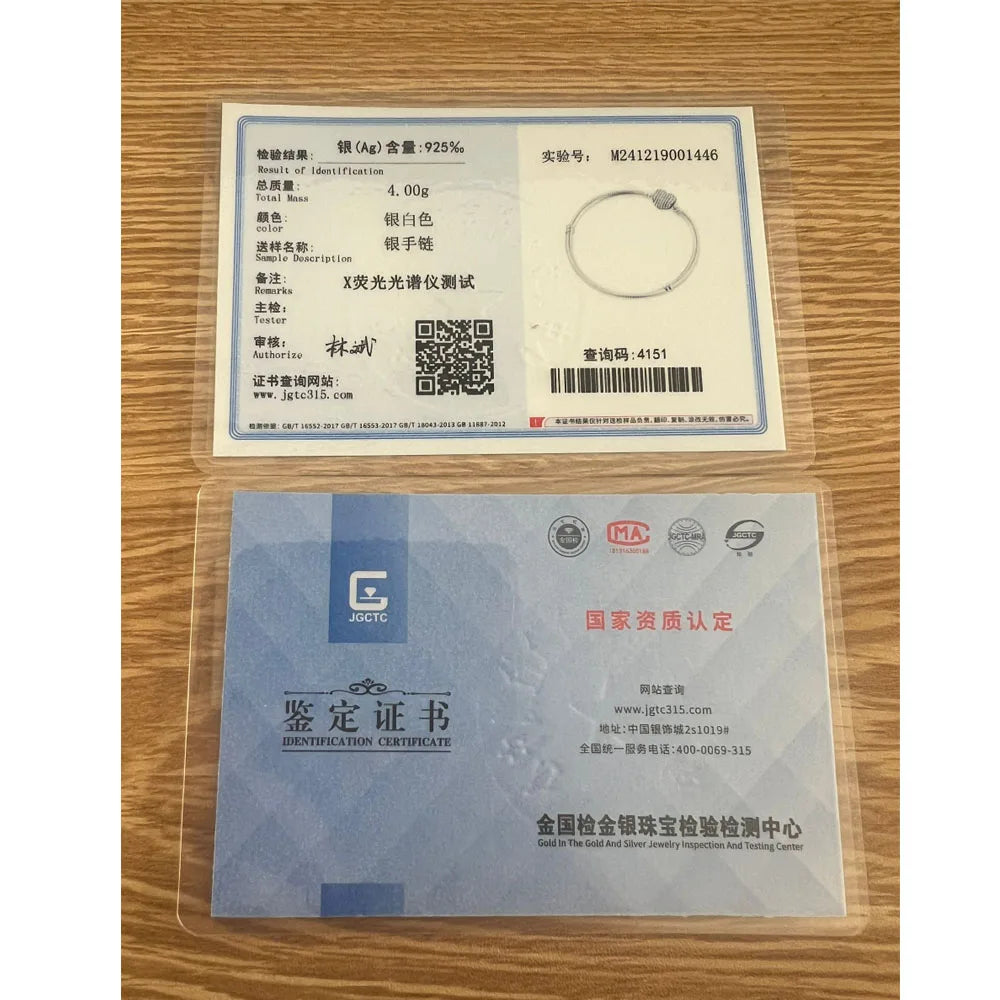 925 Silver European Heart Star Clasp Clip Snake Chain Size 16-21cm Bracelet Bangles Jewelry Accessories Charm