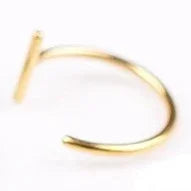 Fake Lip Piercing Jewelry none piercing labret faux lipring stainless steel  Lip Cuff  lead free nickel free body jewelry