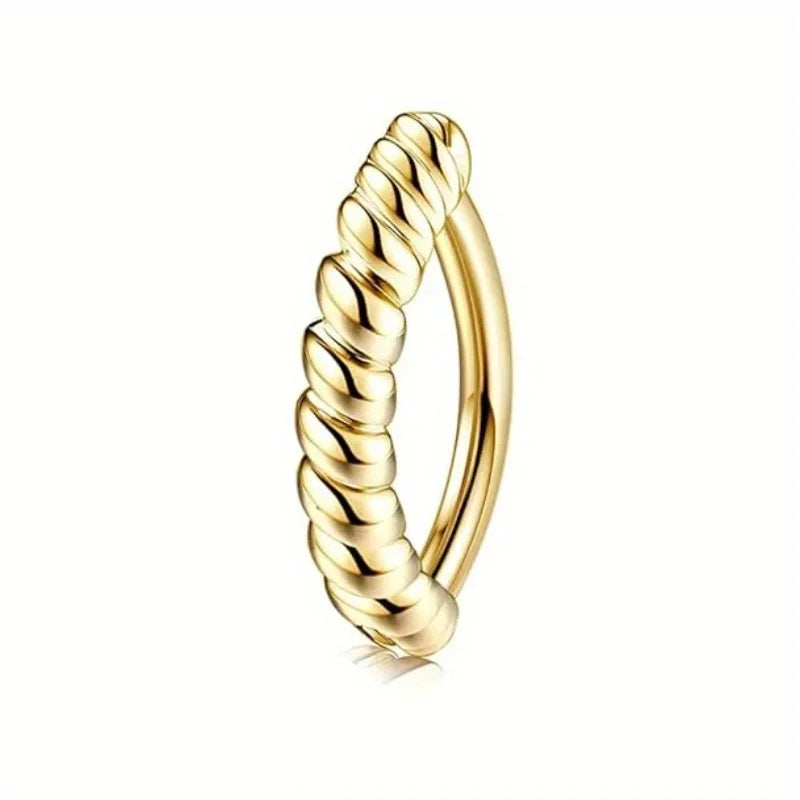 Bobisty 1PC Surgical Steel Belly Button Ring for Women CZ Heart Butterfly Simple Reverse Navel Rings Body Piercing Jewelry