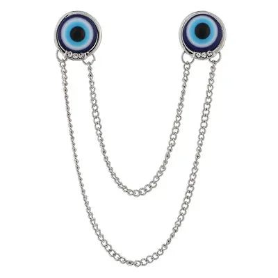 Retro Jewelry Pearl Flower Brooch Ladies Fashion Chain Tassel Personality Shirt Collar Pin Simple Clothing Women Men Accessories