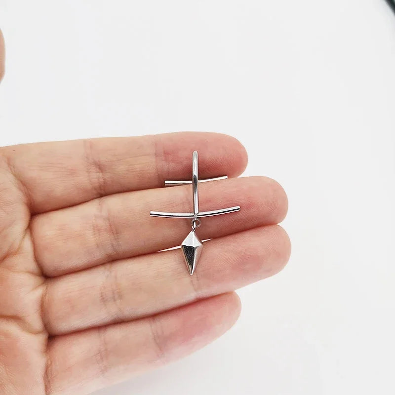 Fake Lip Piercing Jewelry none piercing labret faux lipring stainless steel  Lip Cuff  lead free nickel free body jewelry