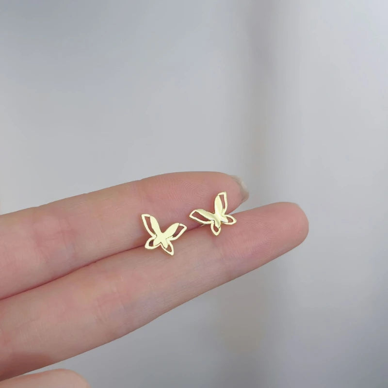 New Bow Knot Earring Star Earlobe Cartilage Prevent Allergy Stud Earrings For Women Ear Piercing Jewelry Gifts