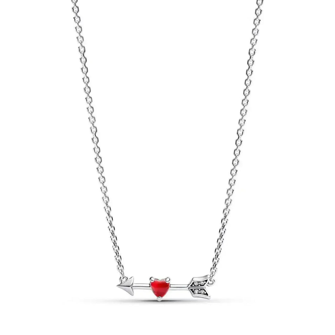 New Original 925 Sterling Silver Crown Bow Heart Set Ring Necklace Earring Crystal Women Valentine's Birthday Gift DIY Jewellery