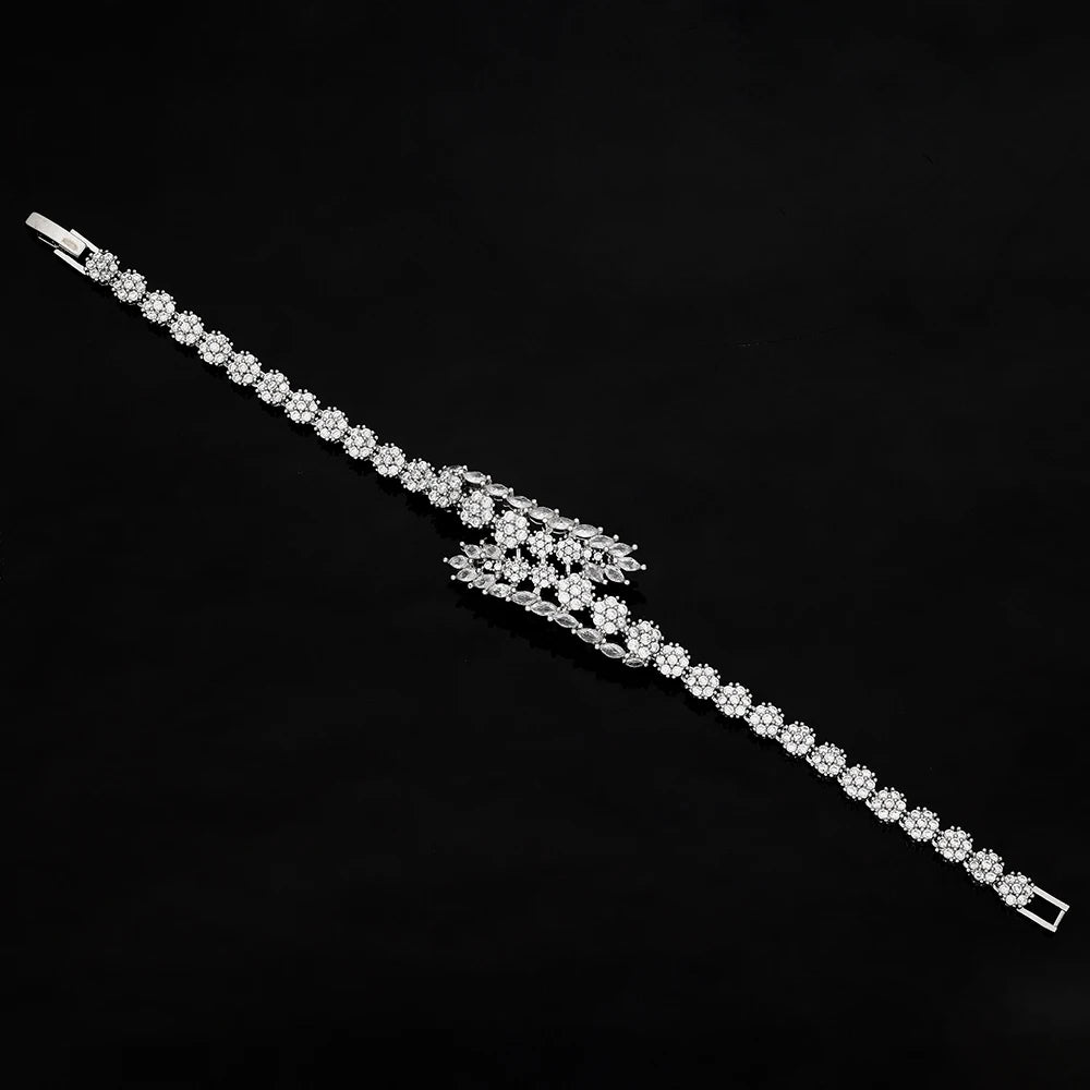 Hotsale African 4pcs Bridal Jewelry Sets New Fashion Dubai Jewelry Set For Women Wedding Party Accessories Design