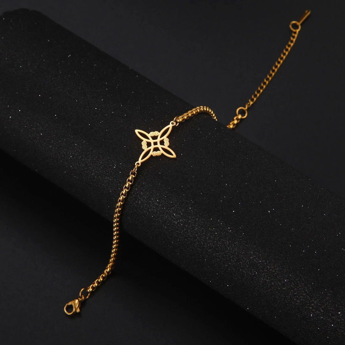 Stainless Steel Witch Knot Irish Knot Bracelet Women's Fashion Simple Personality Charm Jewelry