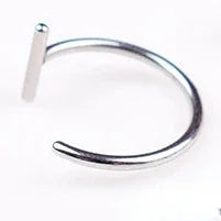 Fake Lip Piercing Jewelry none piercing labret faux lipring stainless steel  Lip Cuff  lead free nickel free body jewelry