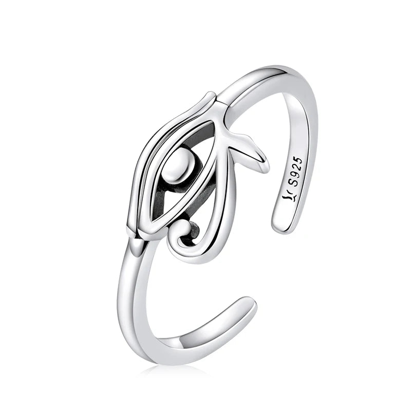 WOSTU Adjustable Rings Real 925 Sterling Silver Stackable Engagement Zircon Open Size Rings For Women Female Original Jewelry