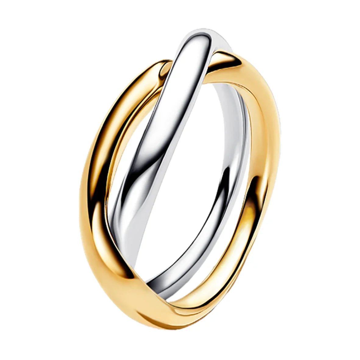 Fashion 925 Sterling Silver Organically Shaped Stacking Rings&Heart&Two-tone Entwined Bands Ring Hot Selling Gift Jewely