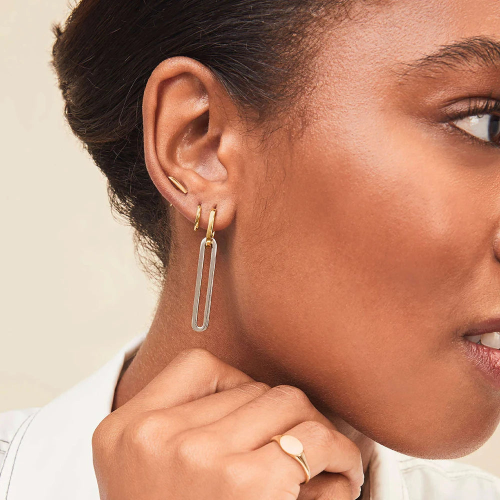 3 Pair/set Dainty Gold Color Geometric Circle Small Hoop Earrings for Women Statement Beads Twist Huggie Earring Fashion Jewelry