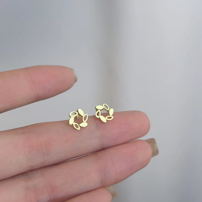 New Bow Knot Earring Star Earlobe Cartilage Prevent Allergy Stud Earrings For Women Ear Piercing Jewelry Gifts