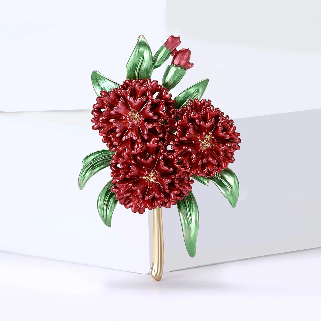 Pearl Lily of the Valley Flower Brooches for Women Enamel Berry Pin Plant Lapel Pins Office Party Funny Friend Gifts Accessories