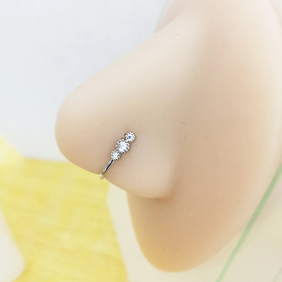 Fake Nose Piercing Jewelry butterfly water drop Fake Nose Rings for women non piercing Nose Clip Body Jewelry