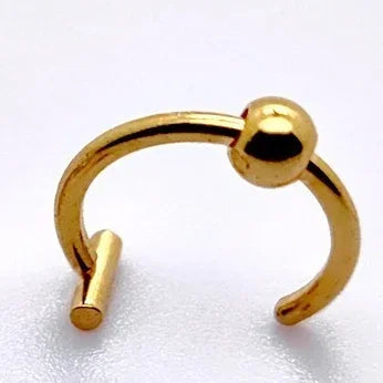 Fake Lip Piercing Jewelry none piercing labret faux lipring stainless steel  Lip Cuff  lead free nickel free body jewelry