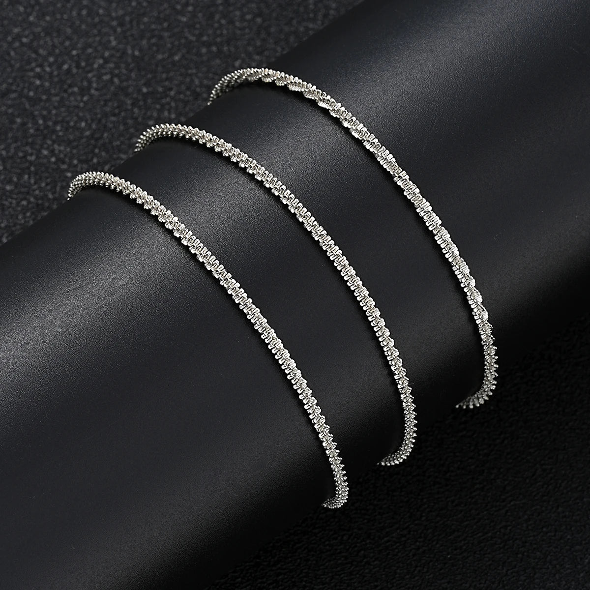 3 Pcs Sparkling Chain Anklet Sets for Women Zircon Heart MultiLayer Copper Bracelet On Leg Foot Trendy Summer Beach Jewelry Gift