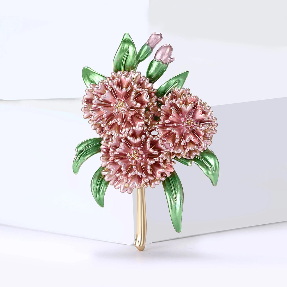 Pearl Lily of the Valley Flower Brooches for Women Enamel Berry Pin Plant Lapel Pins Office Party Funny Friend Gifts Accessories