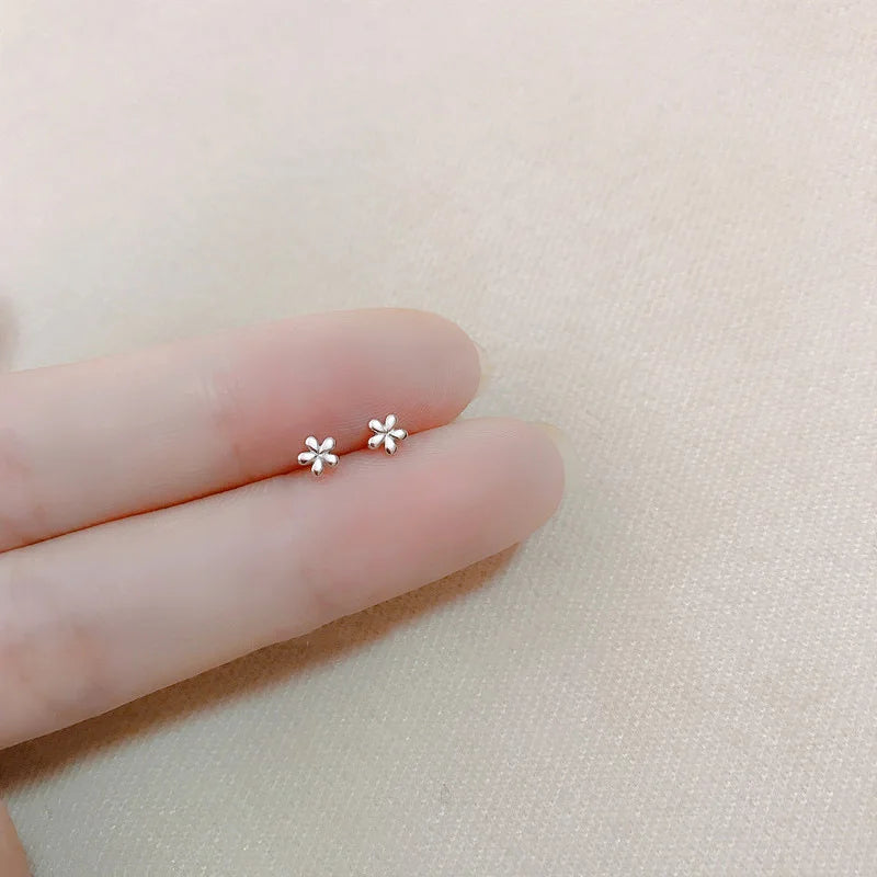 New Bow Knot Earring Star Earlobe Cartilage Prevent Allergy Stud Earrings For Women Ear Piercing Jewelry Gifts
