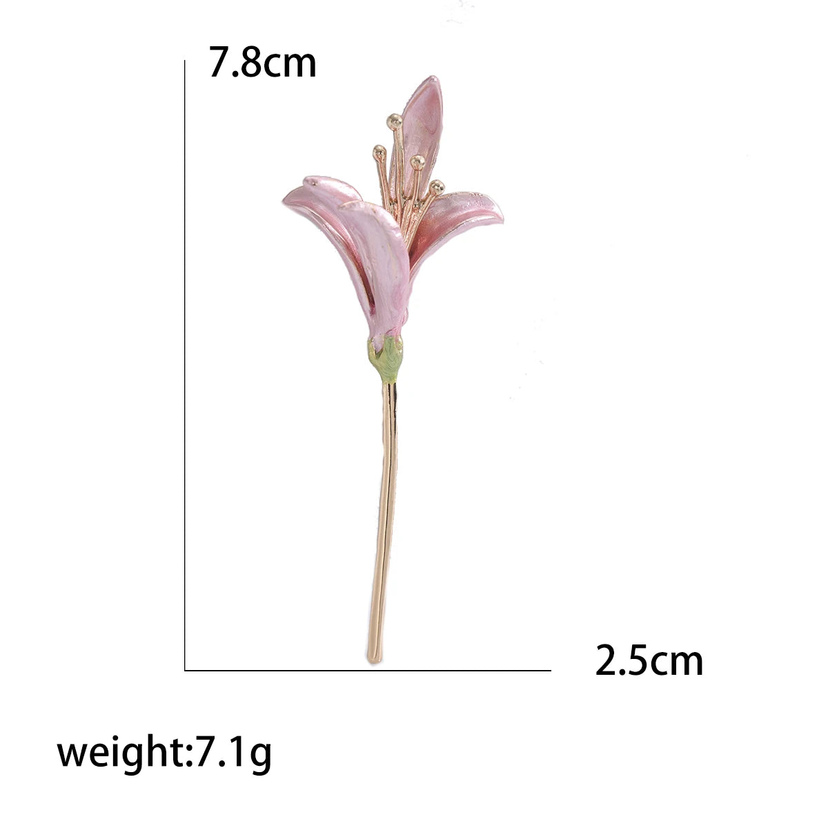 Resin Tulip Brooch for Women Unisex Rhinestone Flower Pin Pearl Plant Lapel Pin Banquet Party Backpack Gifts Jewelry Accessories