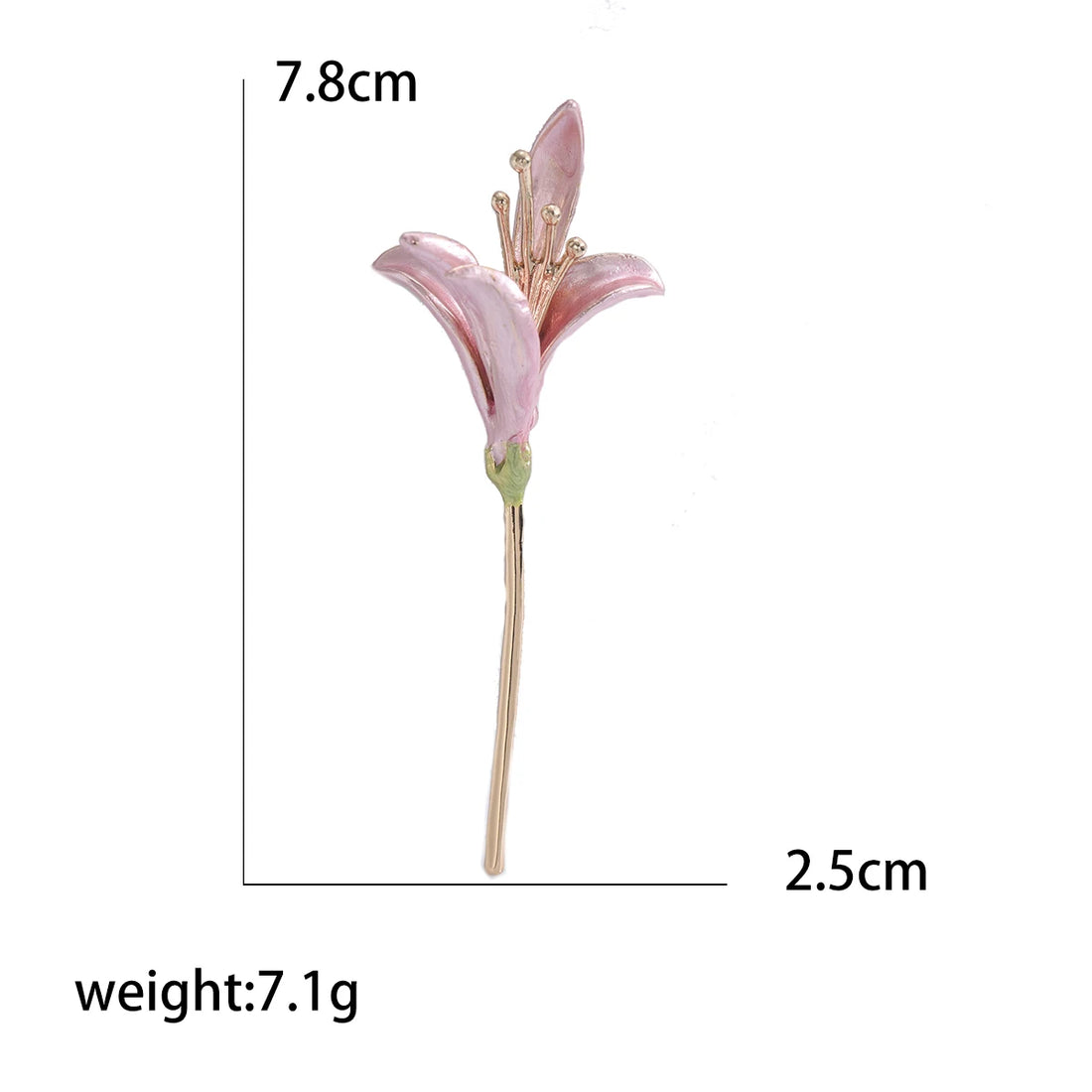 Resin Tulip Brooch for Women Unisex Rhinestone Flower Pin Pearl Plant Lapel Pin Banquet Party Backpack Gifts Jewelry Accessories